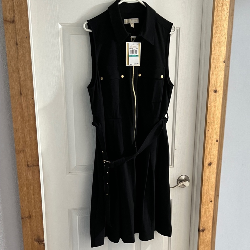 NWT Michael Kors sleevless dress W/matching belt